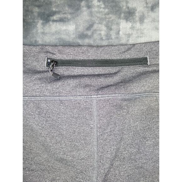 Lululemon Womens Leggings Pace Rival Crop 21" Size 8 Gray Black Side Pockets - Picture 9 of 15